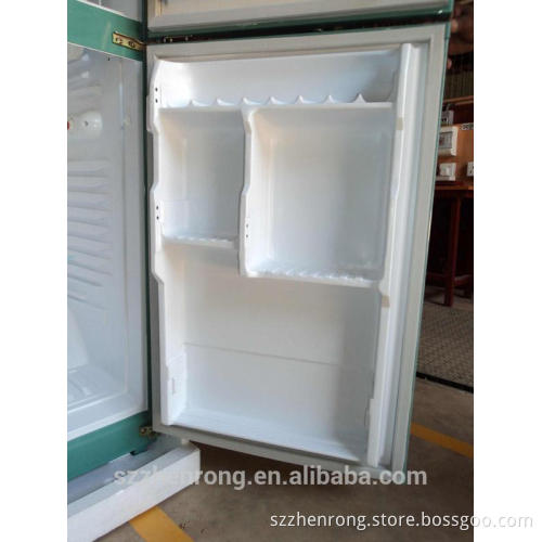 Vacuum forming plastic inner liner door for refrigerator